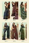Shrilia By Vallabhi Georgette Abstract Printed Daily Wear Saree Orders In India